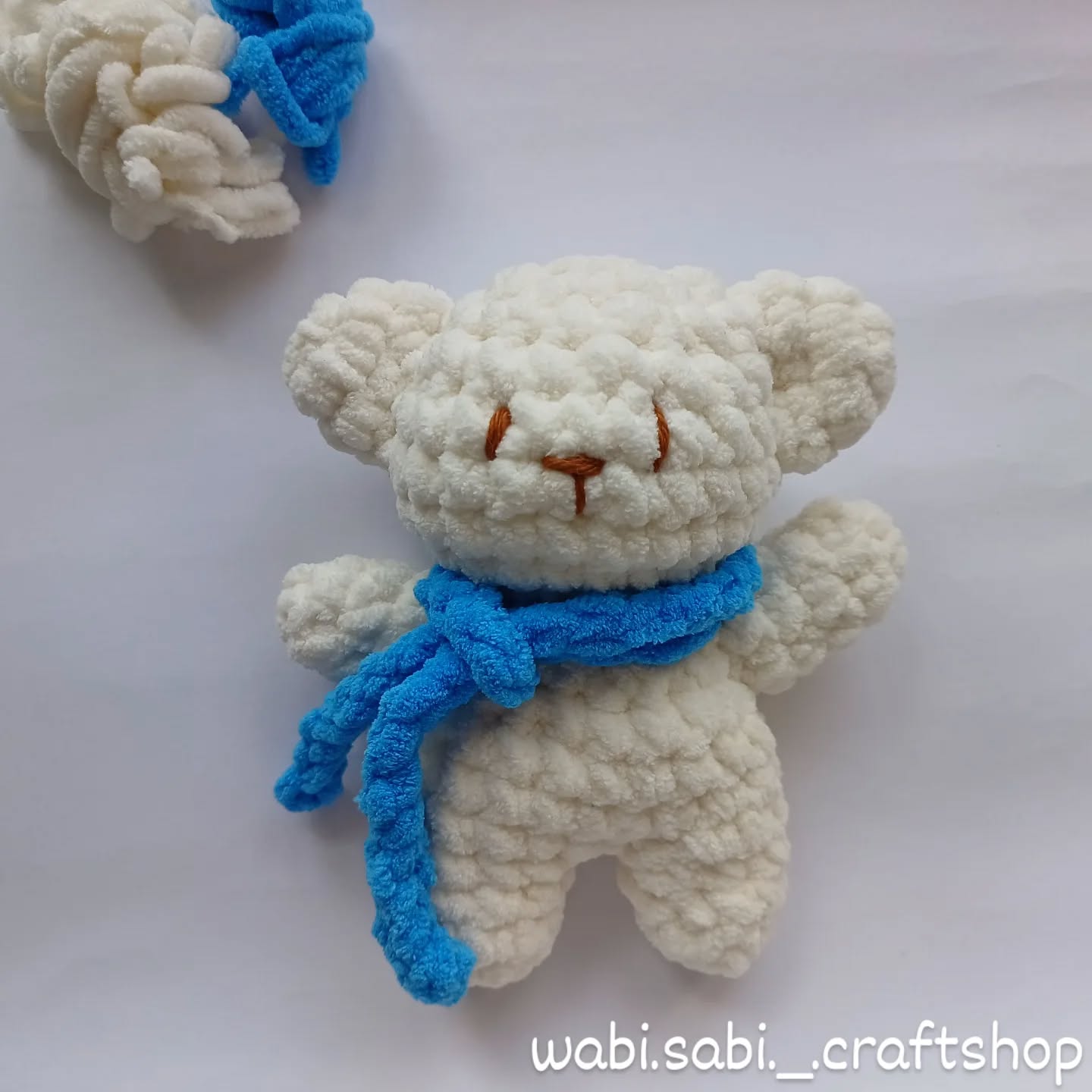 Crochet Bear Plush, handmade crochet product